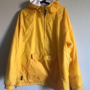 Yellow windbreaker (parka)